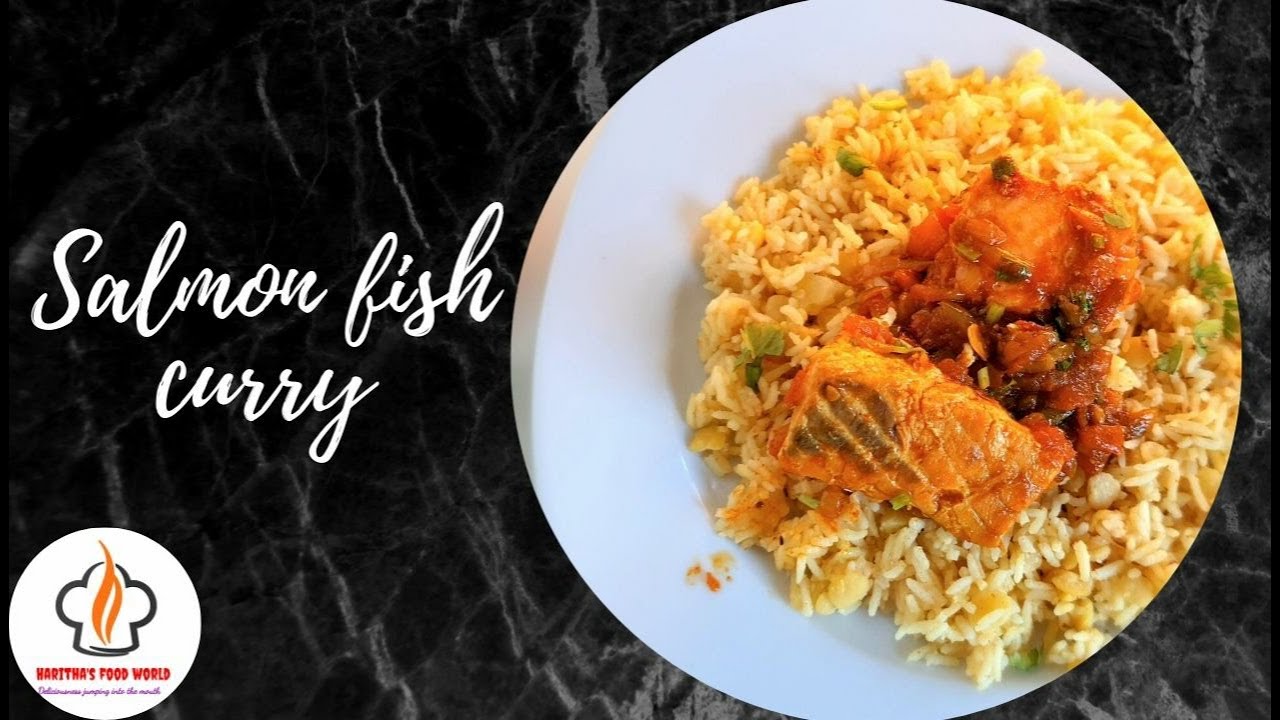 Salmon fish curry in Indian style How to cook salmon fish curry