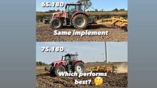 Massey Ferguson 6S.180 and 7S.180 fuel usage test