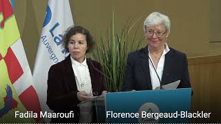 Florence Bergeaud-Blackler et Fadila Maaroufi : la sister connexion à Bruxelles
