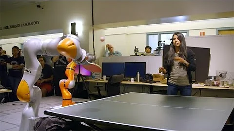 Robo pingpong: Stanford students design, 'teach' robots to play