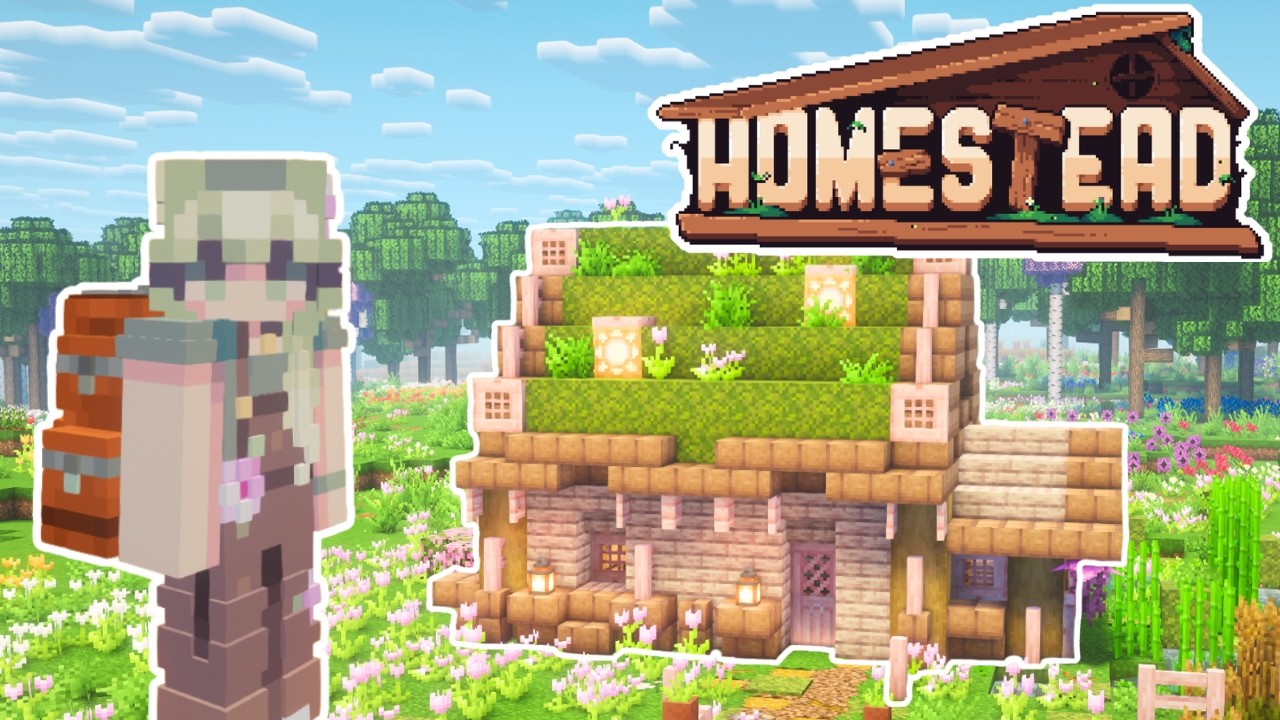 Exploring and Settling Down in HOMESTEAD Minecraft | Ep. 02 - YouTube
