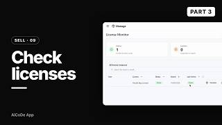 Check licenses from your own app, part 3: bind a license and track usage
