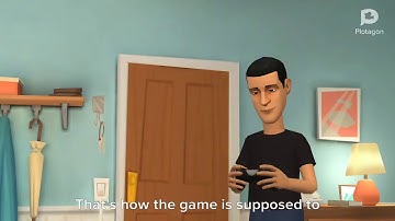 Kid crying over game (warhawk) Made In Plotagon Part 1 To 8