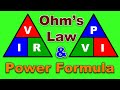 Ohm’s Law & Power Formula with a Simple LED Circuit.