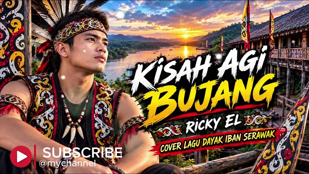 KISAH AGI BUJANG _ RICKY EL _ COVER LAGU DAYAK IBAN SERAWAK 