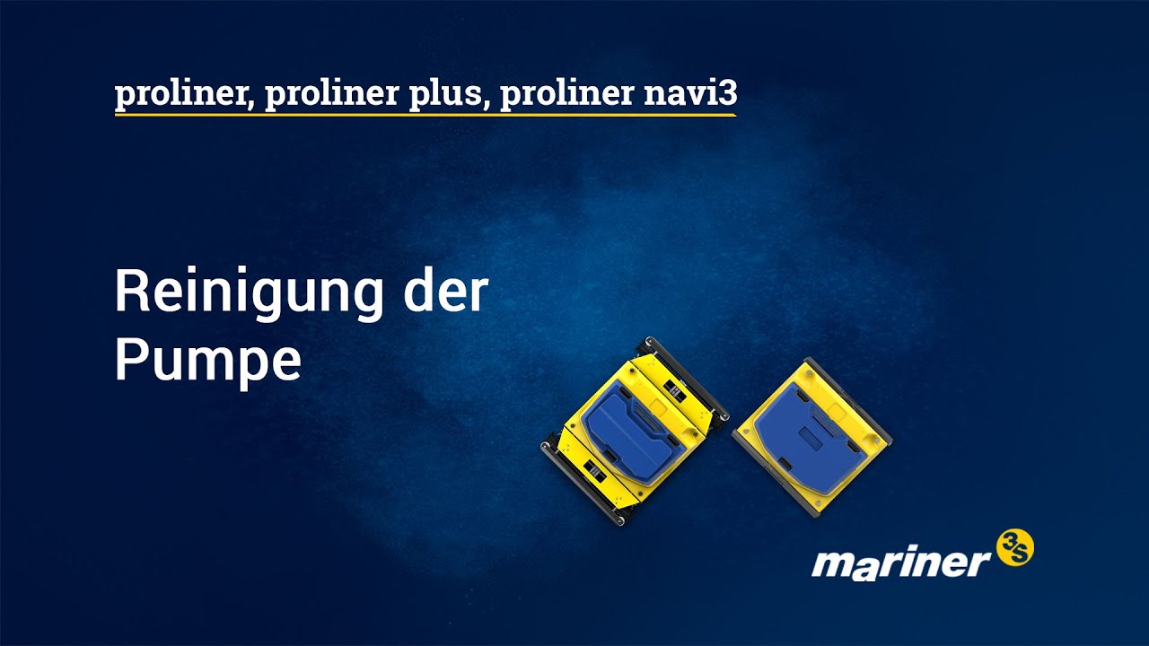 proliner, proliner plus, proliner navi3 - Pumpe reinigen | Mariner 3S ...