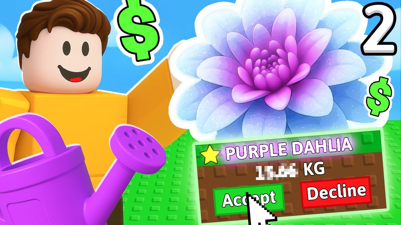 JAG BLIR MÅNGMILJONÄR I ROBLOX GROW A GARDEN