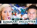 Extreme Konmari Method Decluttering | Husband's Clothing & Closet Declutter