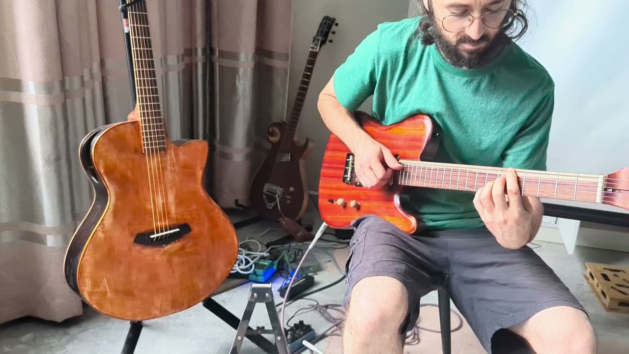 Tudor Tele DiMarzio notorious pickups padauk/ash body