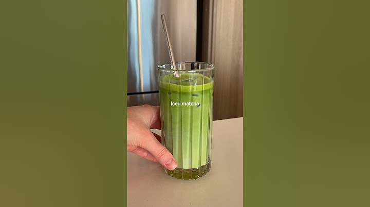How I make my Iced Matcha Latte 🍵
