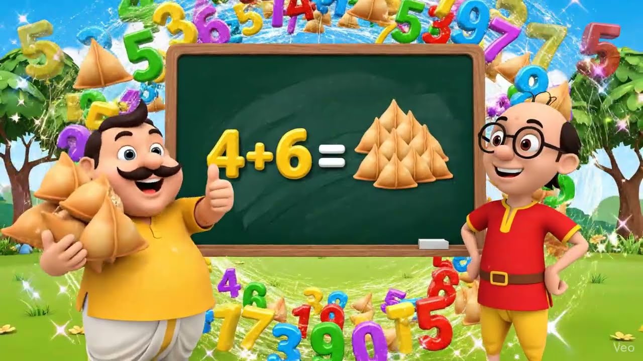 Motu Patlu's Samosa Adventure: Math in the Kitchen!