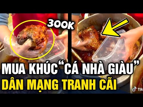 Video Đi chợ mua khúc 'CÁ NHÀ GIÀU' 300K, người chê giá cắt... - youtube
