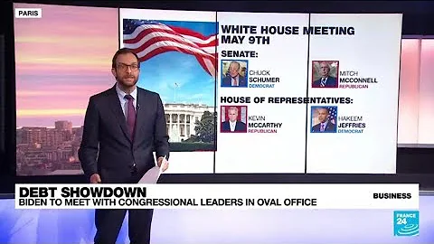 Biden to meet with US congressional leaders for talks on debt limit • FRANCE 24 English