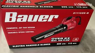 Bauer corded blower  $65