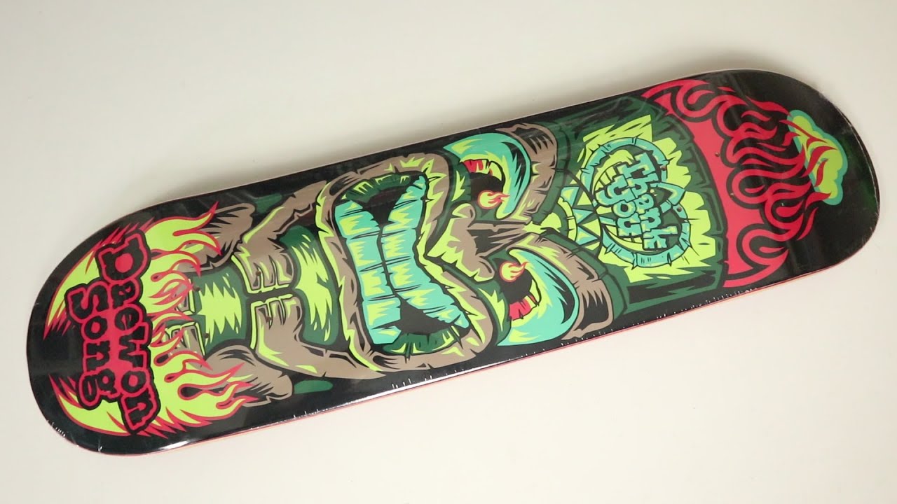 Thank You skateboard deck Daewon Tiki 8"
