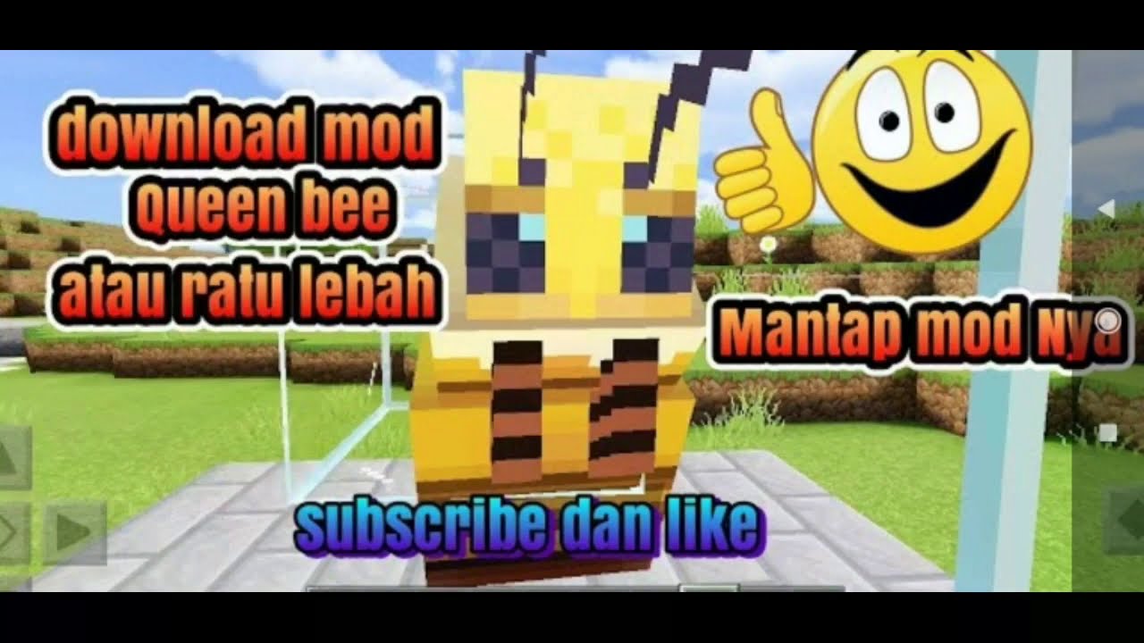 Mod ratu lebah di Minecraft 