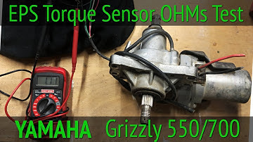 EPS Torque Sensor Test on Yamaha Grizzly 550/700
