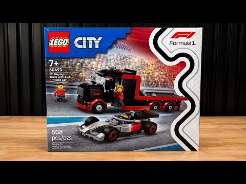 LEGO City F1 Display Truck with Audi F1 Race Car 60493 | Pure Buil