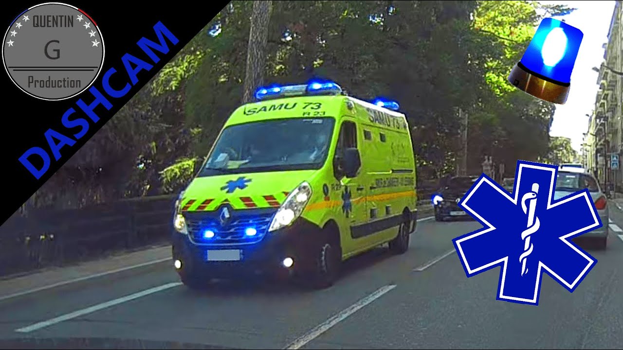 AMBULANCE UMH du SAMU - SMUR 73 en INTERVENTION [DASHCAM] - YouTube