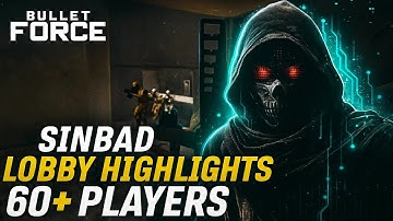 10 Killstreak from 1 FRAG! Sinbad Lobby INSANE Highlights! Bullet Force