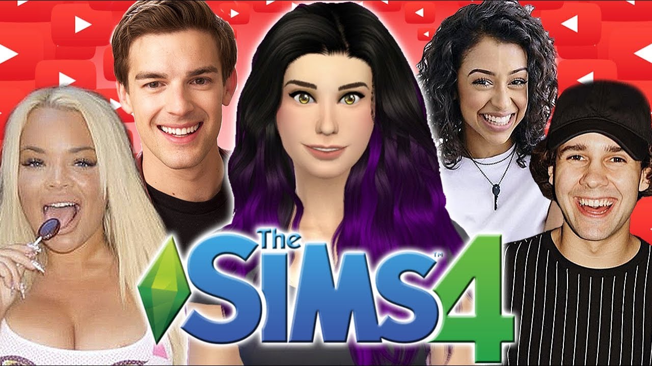 SO MANY YOUTUBERS!! | The Sims 4: YouTuber World - YouTube