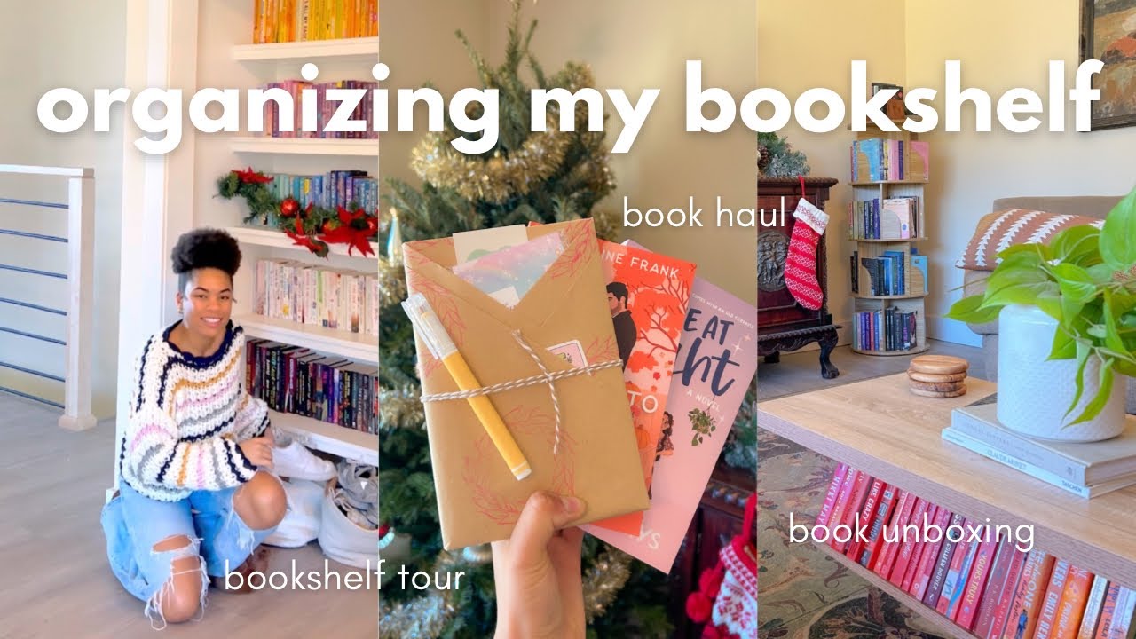 bookshelf tour!!! organizing my books + book haul 📚📖 - YouTube