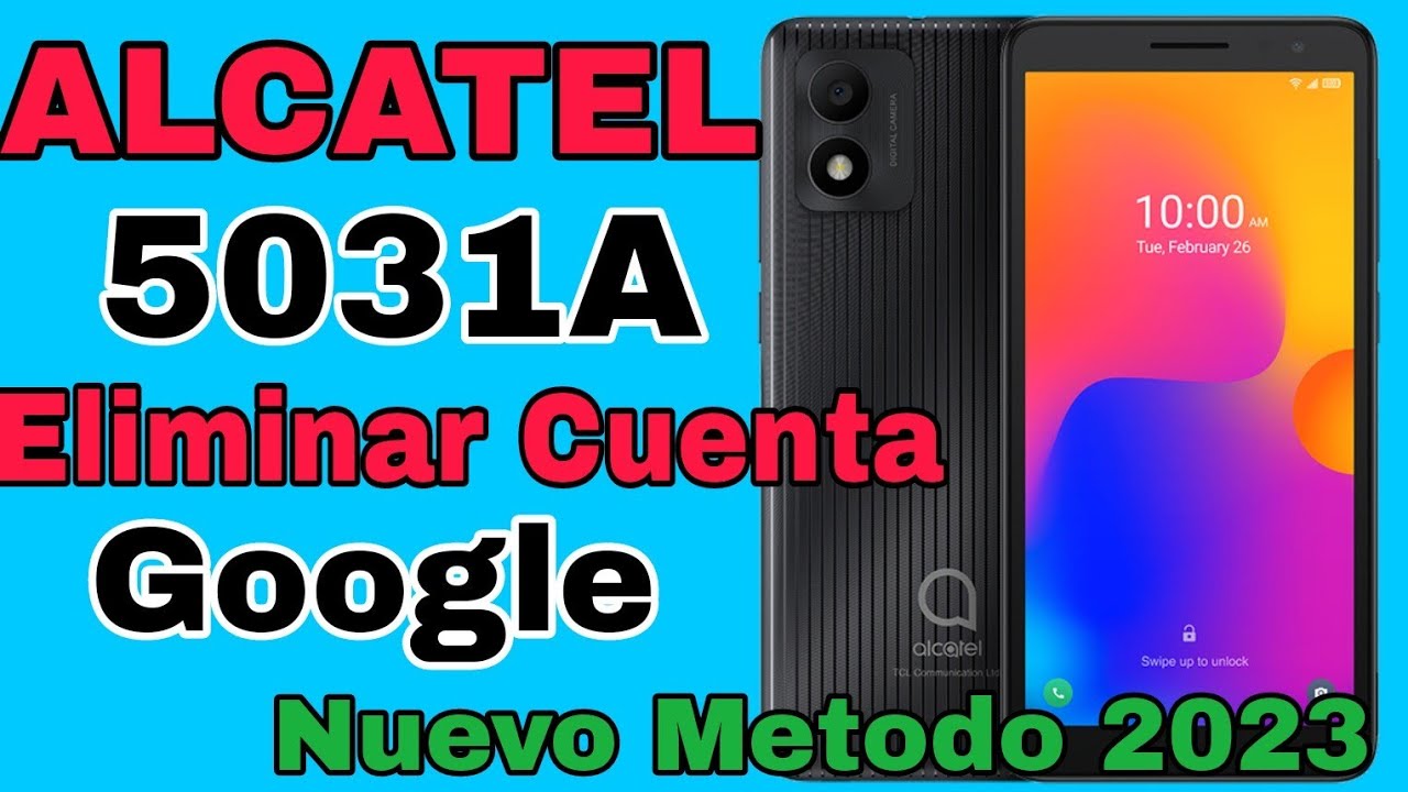 Nuevo Método 2023/ ALCATEL 5031A Android 11 Quitar Cuenta Google/ FRP ALCATEL 5031A / ALCATEL 1B FRP
