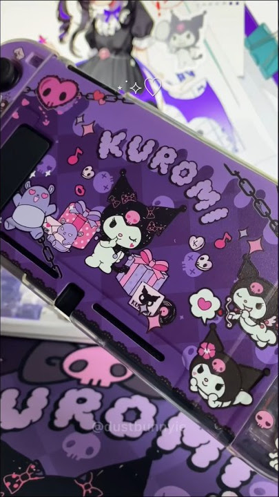 kuromi switch case #kuromi #sanrio #cute #hellokitty #switch