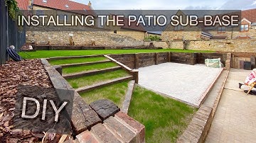 Installing the Patio Sub Base