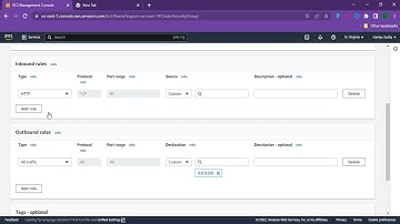 AMAZON AWS - How To Create A Security Group
