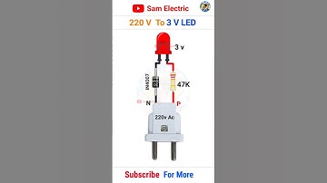 220 V to 3 V LED #youtubeshorts #shorts  #electrical#connection #shorts video#short