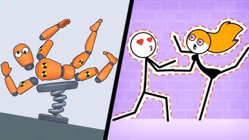 Top Trending Gameplay BREAK THE DANCING DUMMY (Ragdoll Break) vs THROUGH THE WALL,Trailer Videos.