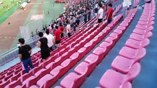 河北华夏幸福VS上海绿地申花-球员入场 中国国歌  河北球迷助威 supporting in Hebei CFFC's home matchday