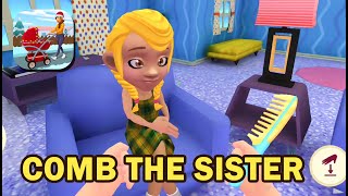 Mother Simulator: Happy Virtual Family Life - Comb The Sister (iOS, Android) screenshot 5