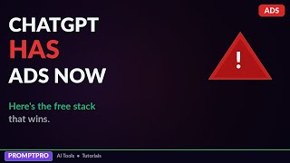 ChatGPT Now Shows Ads. Here's the Free AI Stack That Replaces It.