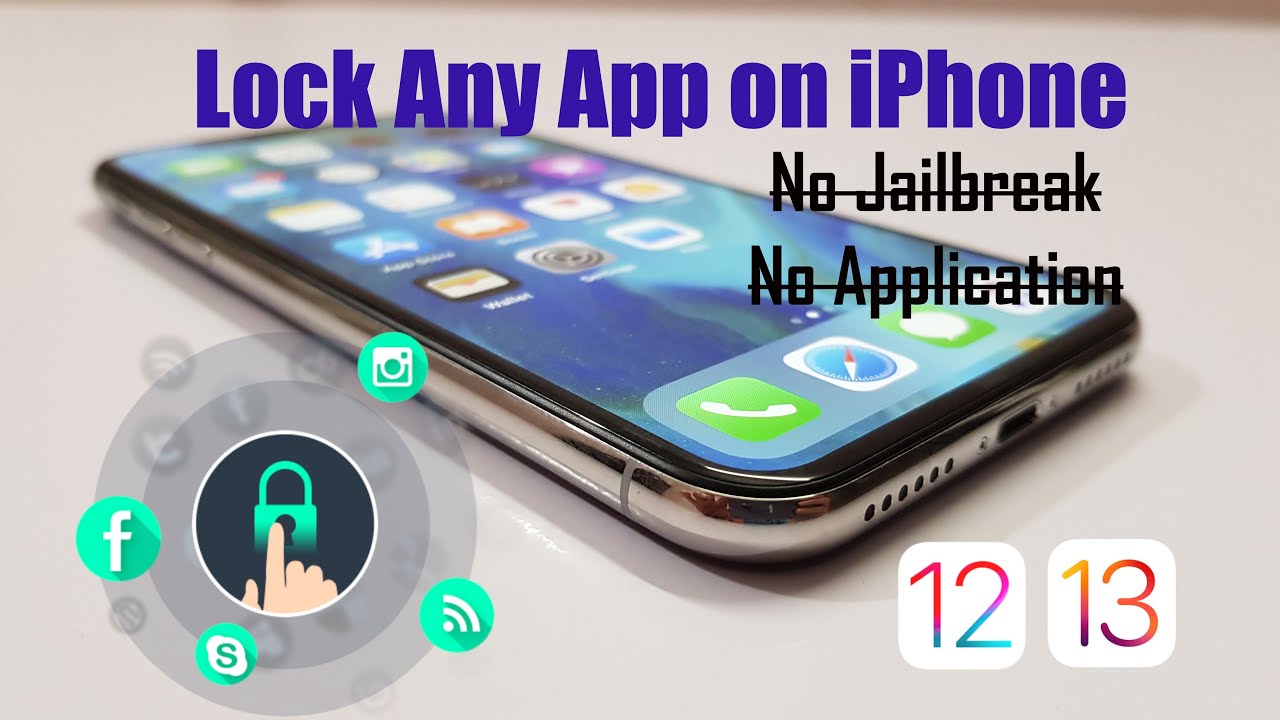 How to Lock Apps on iPhone without Jailbreak