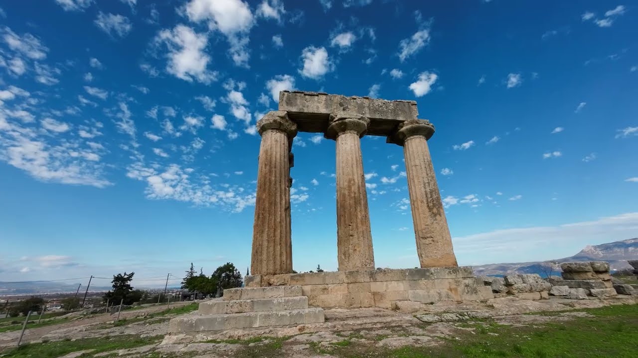 152  Temple of Apollo, Ancient Corinth, Greece.