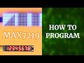 Program guide: How to control MAX7219 displays with a PIC16F1455 microcontroller