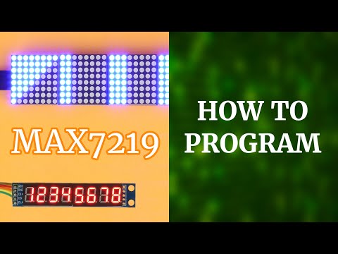 Program guide: How to control MAX7219 displays with a PIC16F1455 microcontroller