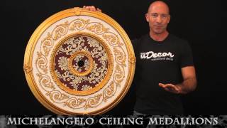 Michelangelo Ceiling Medallions by uDecor