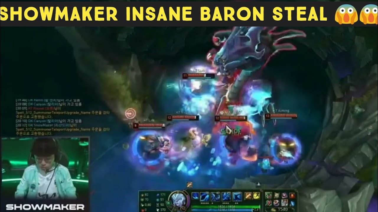 Showmaker Insane Baron Steal 😱 Lck Summer 2022 | Onivia Highlights | Lol Highlights | Lol eSports