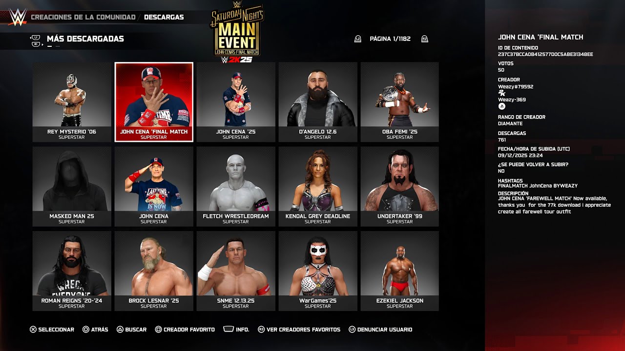 WWE 2K25: BEST CAWS OF THE WEEK (12/14/25) - (12/08/25) | #40 | MEJORES ...