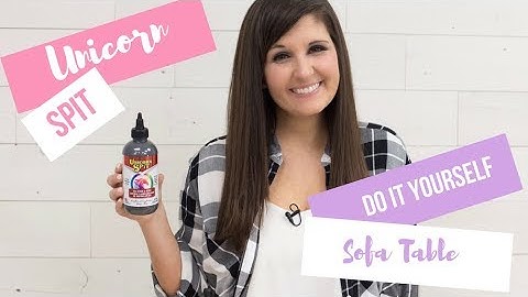 How to Stain a Table with  Unicorn SPiT