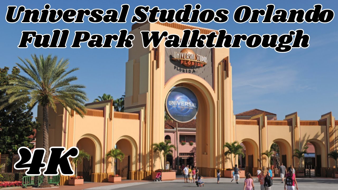 Universal Studios Orlando Full Park Walkthrough in 4K - YouTube
