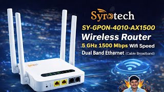 Syrotech AX1500 WiFi 6 Router Unboxing in (2026) #unboxing2026 #syrotech #gopaltelugugamer