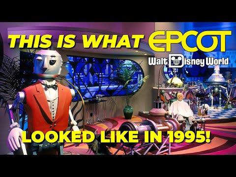 This Is What EPCOT Walt Disney World Looked Like in 1995! (VHS Upscaled to HD 60FPS)