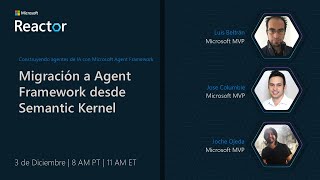 Migración a Agent Framework desde Semantic Kernel
