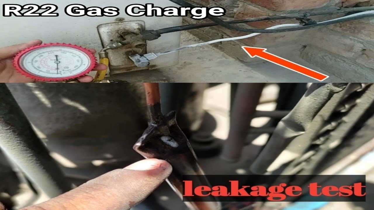 how to check leak in split Ac air conditioner systm|| gas leakage problem