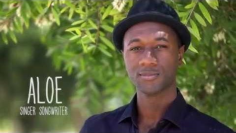 Text compression widget with Aloe Blacc