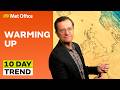 10 Day Trend 22/04/2026 – Dry for the whole of next week? – Met Office weather forecast UK